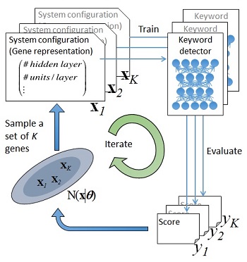 a figure showing evolution process